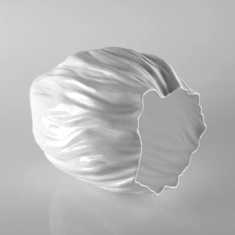 new design flower vases custom design irregular ceramic vase