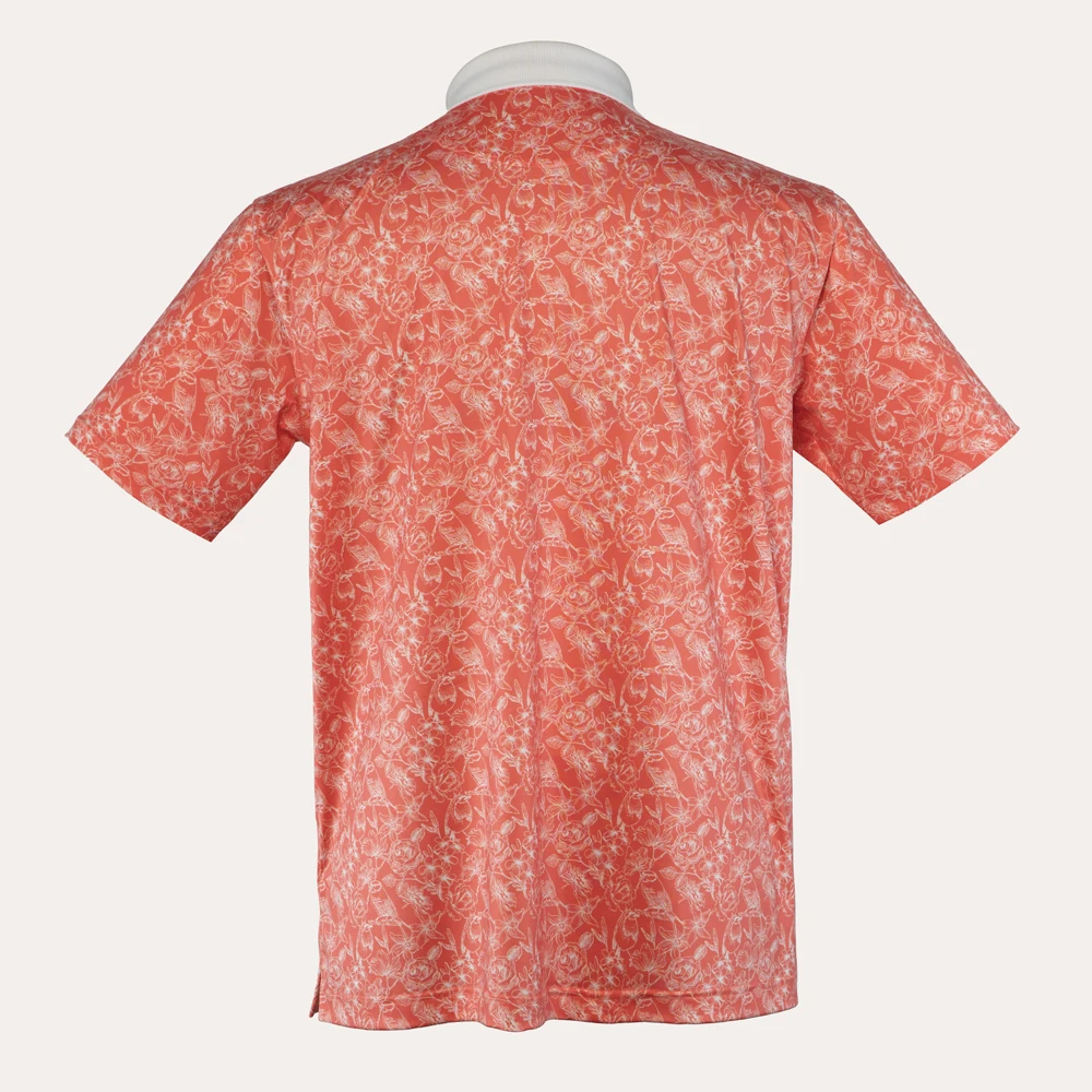 The best quality golf polo shirt polyester spandex Quick Dry sublimation polo shirts  from Vietnamese Verified Manufacture