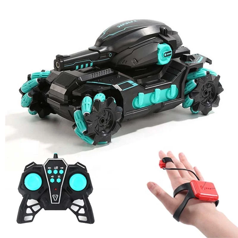ZG Shooting Water Bullets RC Stunt Truck Hand Gesture Drift RC Tank Car Kids Electronic Radio Control Toys Remote Car Rc