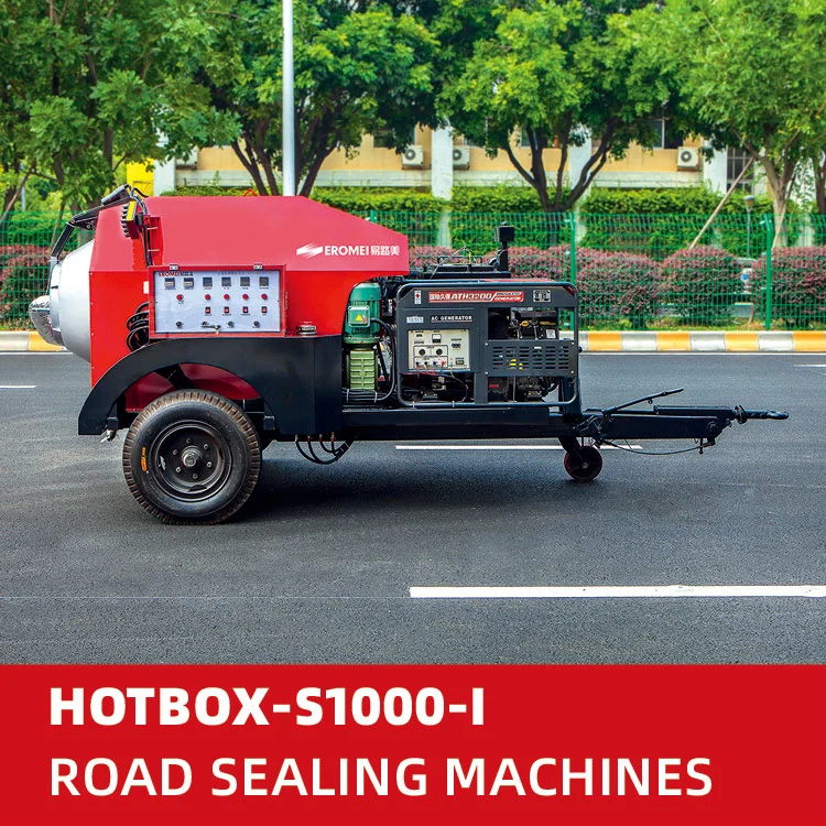 trailer mounted road recycling machine asphalt burner