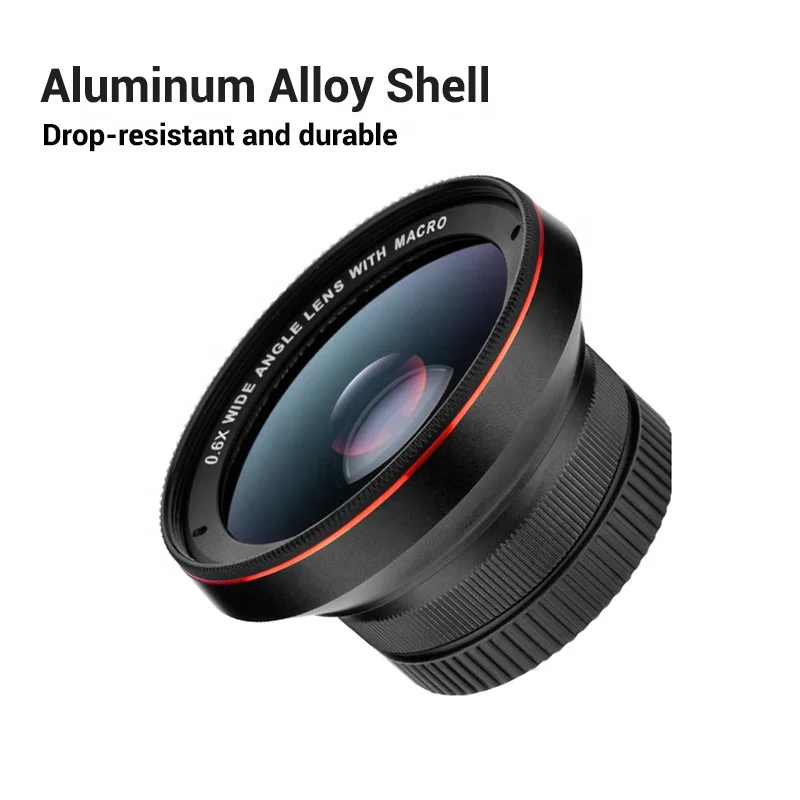 Pro Phone Macro Lens 0.6 Wide Angle Lens 2in1 Multi-layer Coating Phone Camera Lens