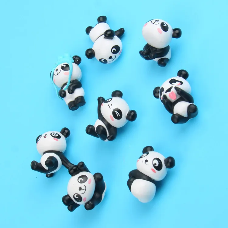 2022 Amazon Hot Sell Cute Panda Magnetic Fridge Sticker Rubber Soft Magnet Magnetic Decorative Sticker 3D Fridge Sticker