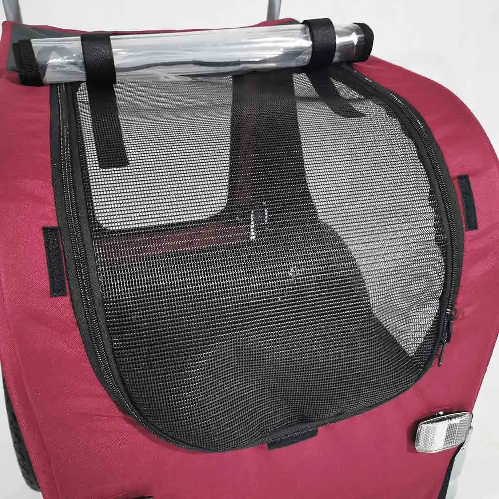 
High Quality Three Wheels Stroller Large Size Pet Dog Bicycle Bike Trailer 