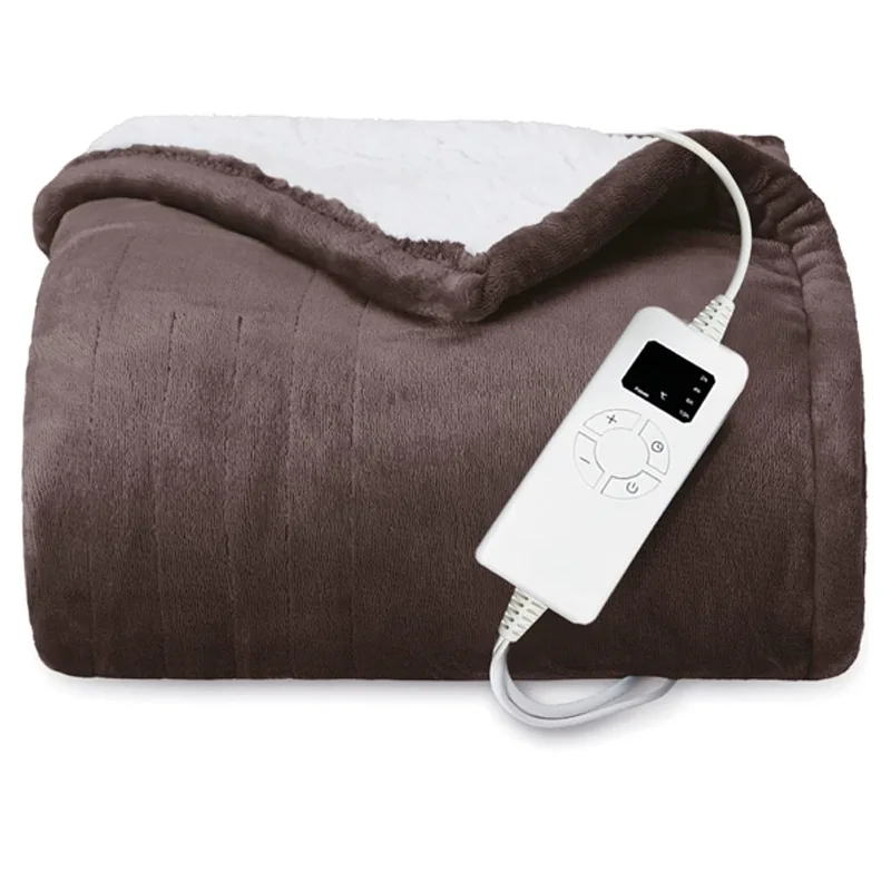 Sherpa electric blanket Warm body heat blanket flannel winter heating blanket