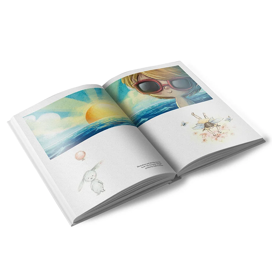 Custom Book Printing Photo Album Hardback Books Full Color Business Family Photo Book