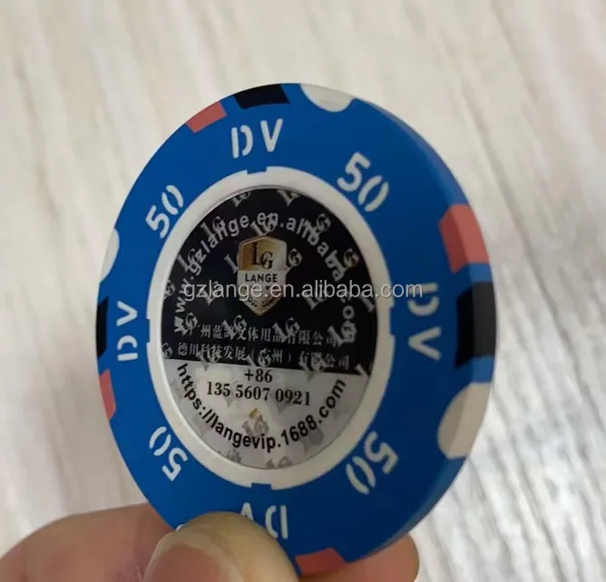 Baccarat Poker Chips 45mm Casino Chips Value Custom RFID Poker Chips