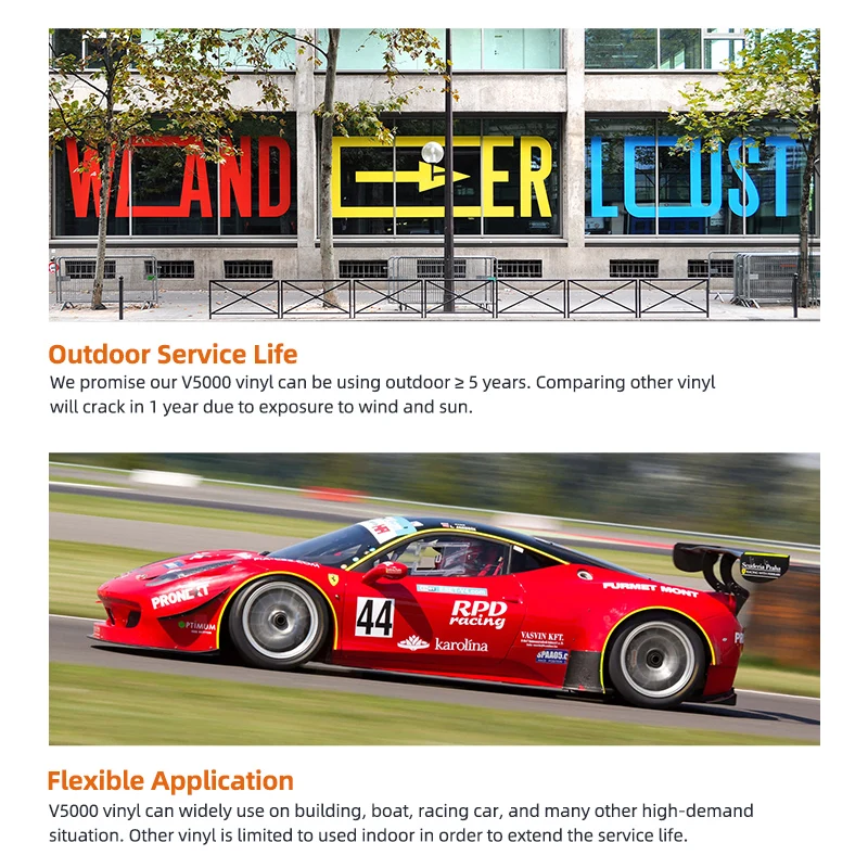 vinyl cut color changing for advertising  satin vinyl cut color oracal 651 vinyl