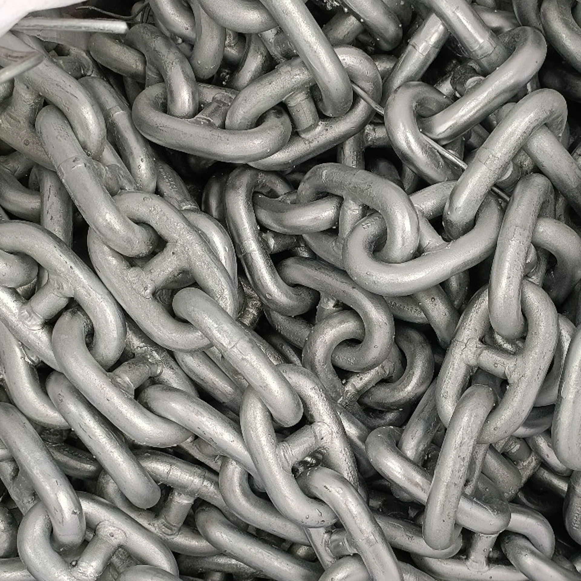 Galvanized Black 27.5M Studless Stud Link  Buoy Grade U1 U2 U3  Marine  Mooring  Boat Anchor Chain