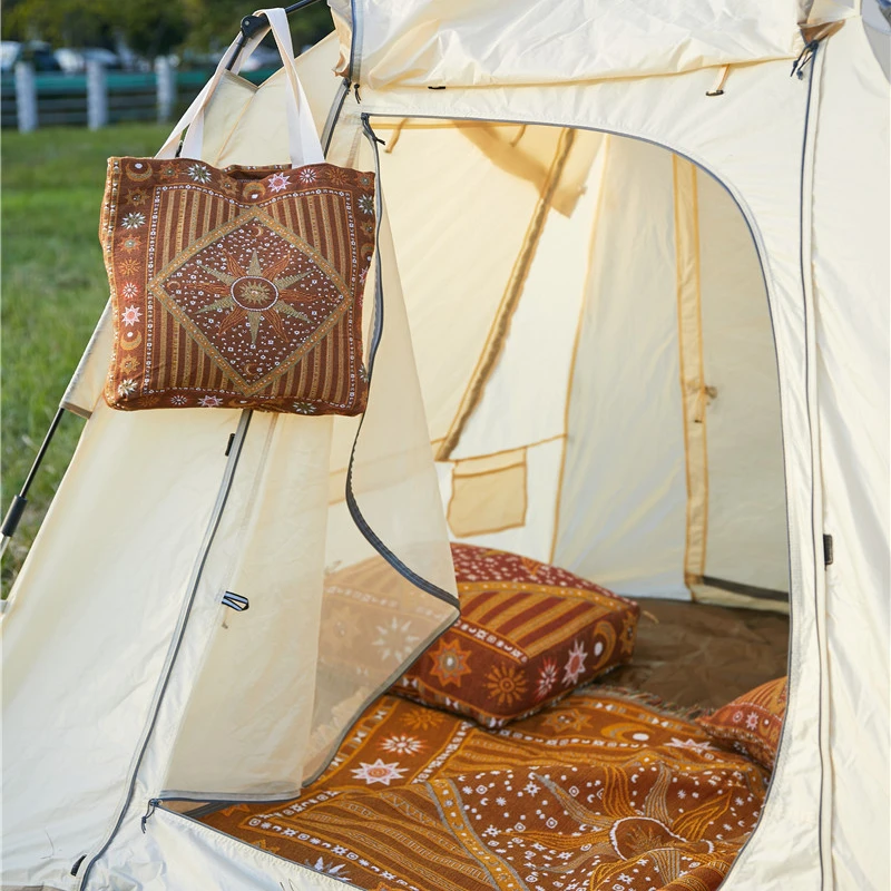 High Quality Boho Throw blanket with pillow case beach throw blanket 100% Cotton