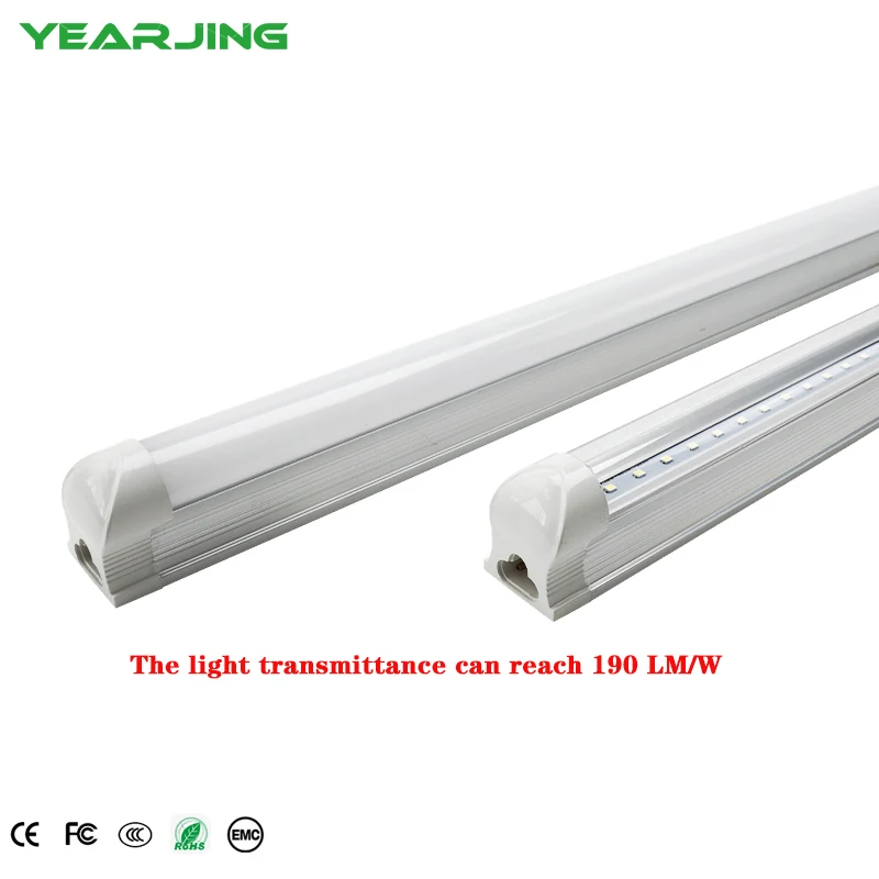 High light effect good quality housing fluorescent fixture hanging led tube lamp strip light fixture office led linear light