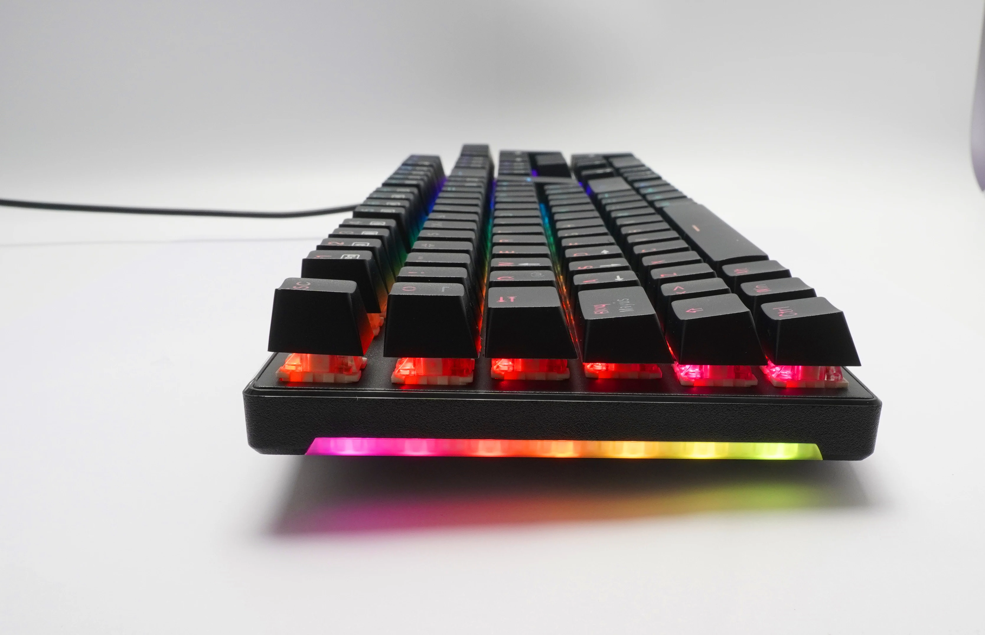 Mechanical keyboard 104 keys RGB backlit USB wired luminous gaming keyboard for PC laptop gamers