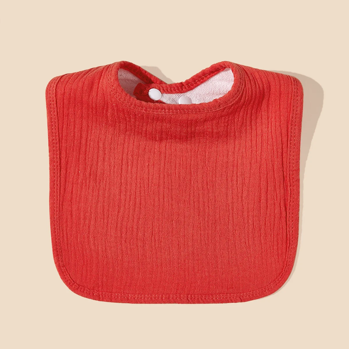 Muslin Baby Bibs 8 Pack Bandana Drool Bibs Cotton for Unisex Boys Girls Solid Colors Set for Teething and Drooling