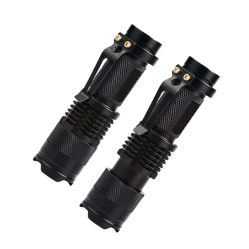 LED UV Flashlight Ultraviolet Torch With Zoom Function Mini UV Detector Multi-functional Fluorescent Torch Lightweight