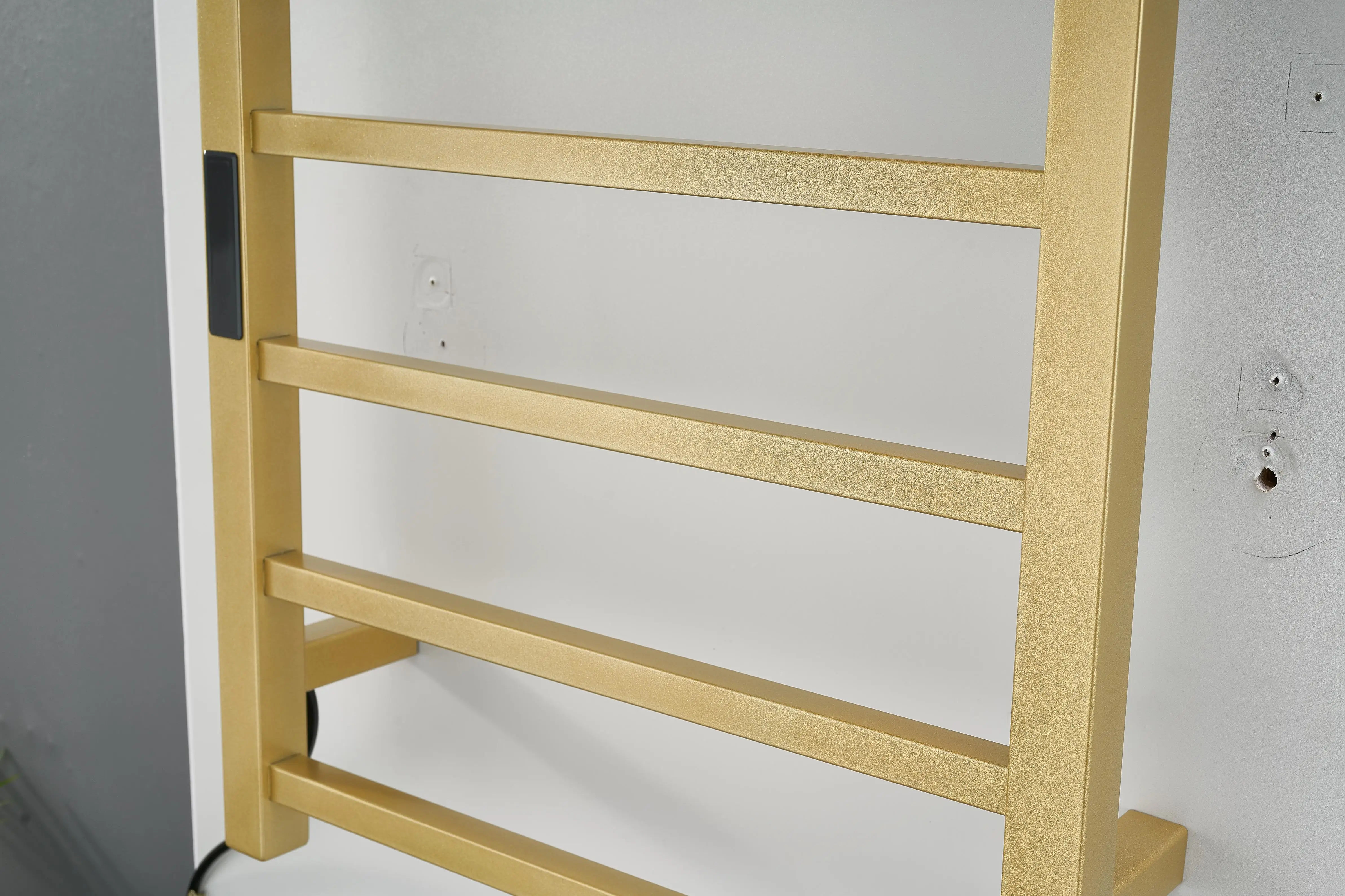 Hotel bathroom Stainless Steel 304 Electric Towel Warmer Gold Electric Heated Towel Rail