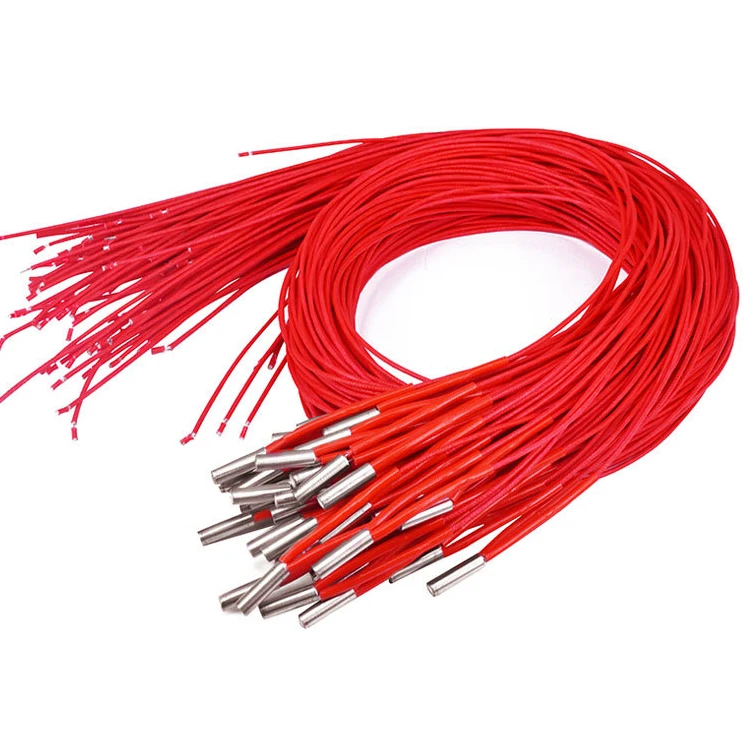 12V 24V 40W 50W 6x20mm 3D Printer Parts Ceramic Cartridge Heater Heating Tube  Cylindrical Tubular Ignition Igniter Hot Rod