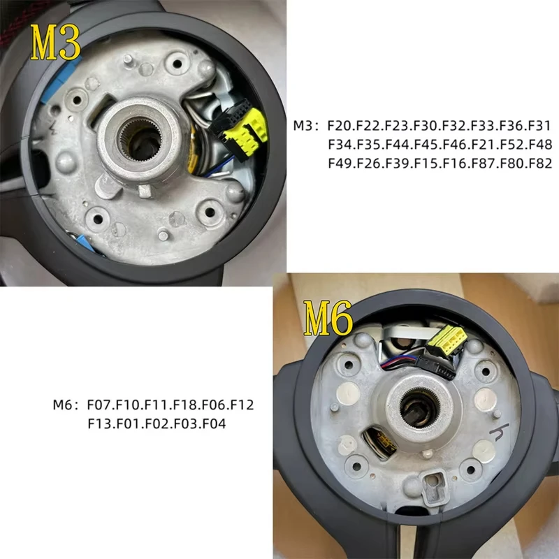 M Series leather Steering Wheel for BMW F10 F11 F20 F21 F30 F31 F34 F32 F33 F36 F22 F23 F46 M3 M6 Steering Wheel Car Accessories