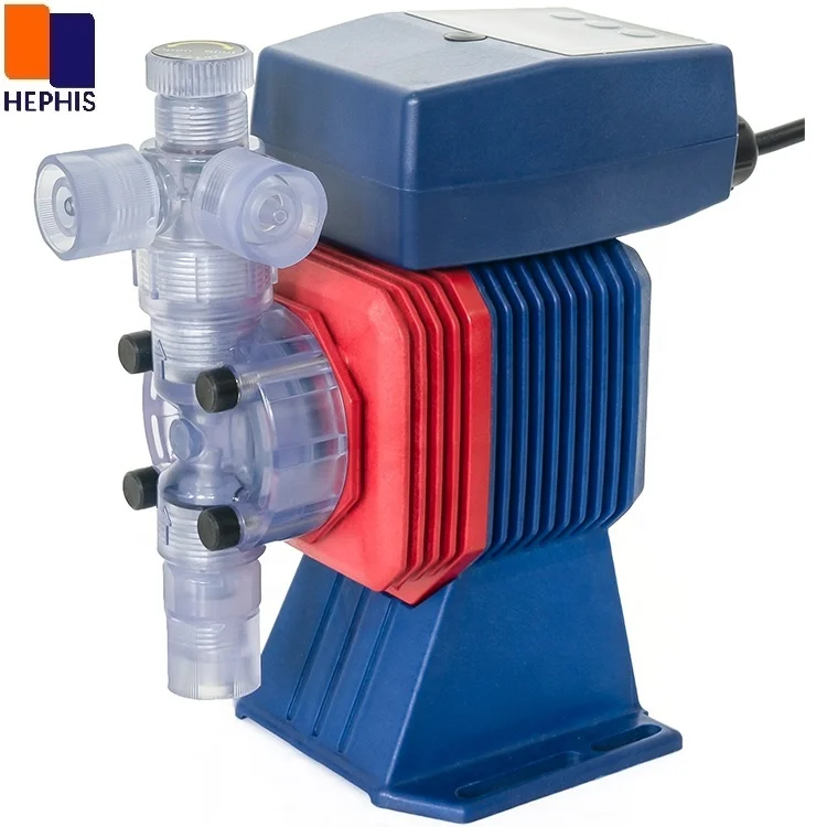 HEPHIS RS485 ModBus Auto 2.28-24LPH@10-2Bar Electromagnetic Solenoid Aquarium Swimming Pool Dosing Metering Pump