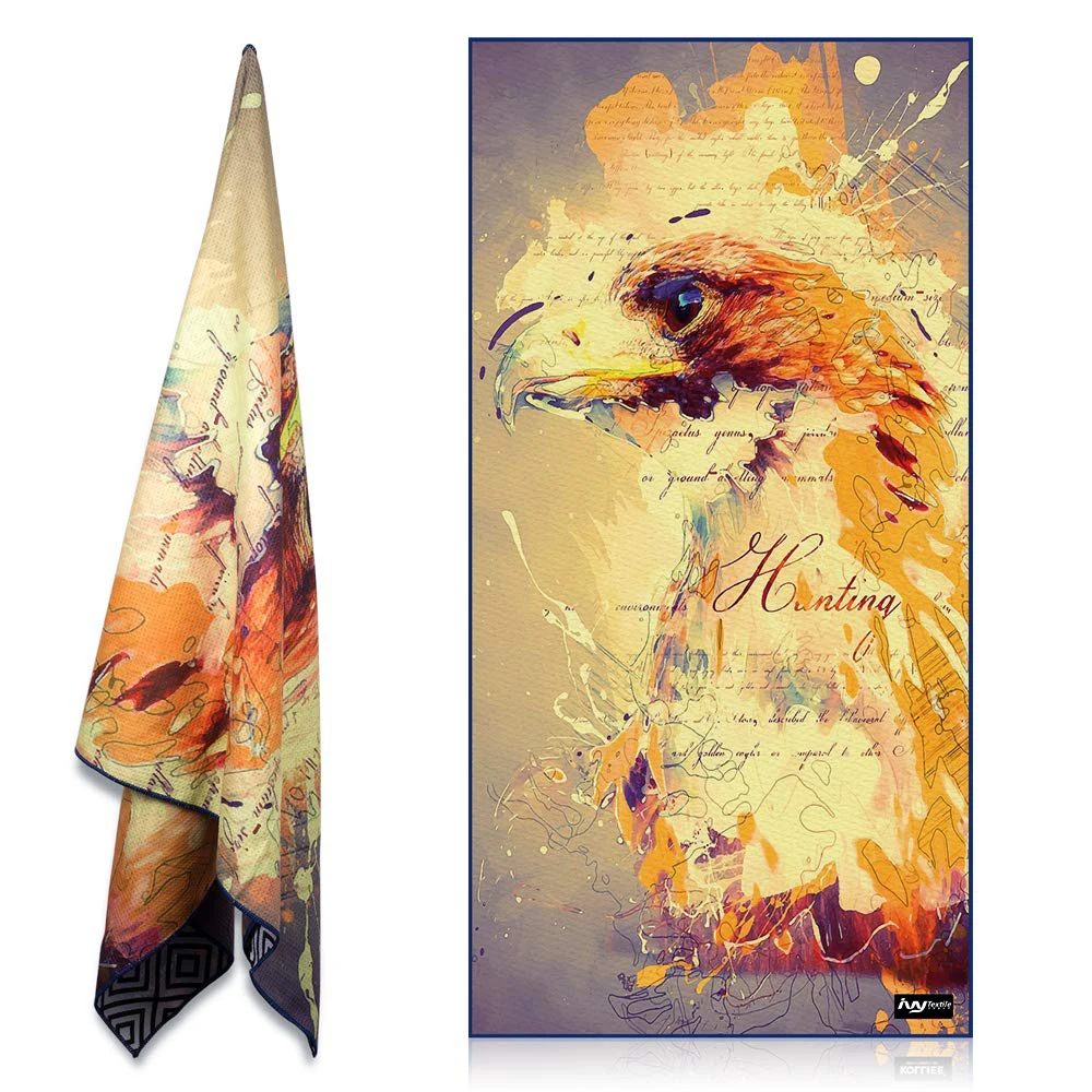 Australia trending sand free hooded beach towel waffle 350 gsm