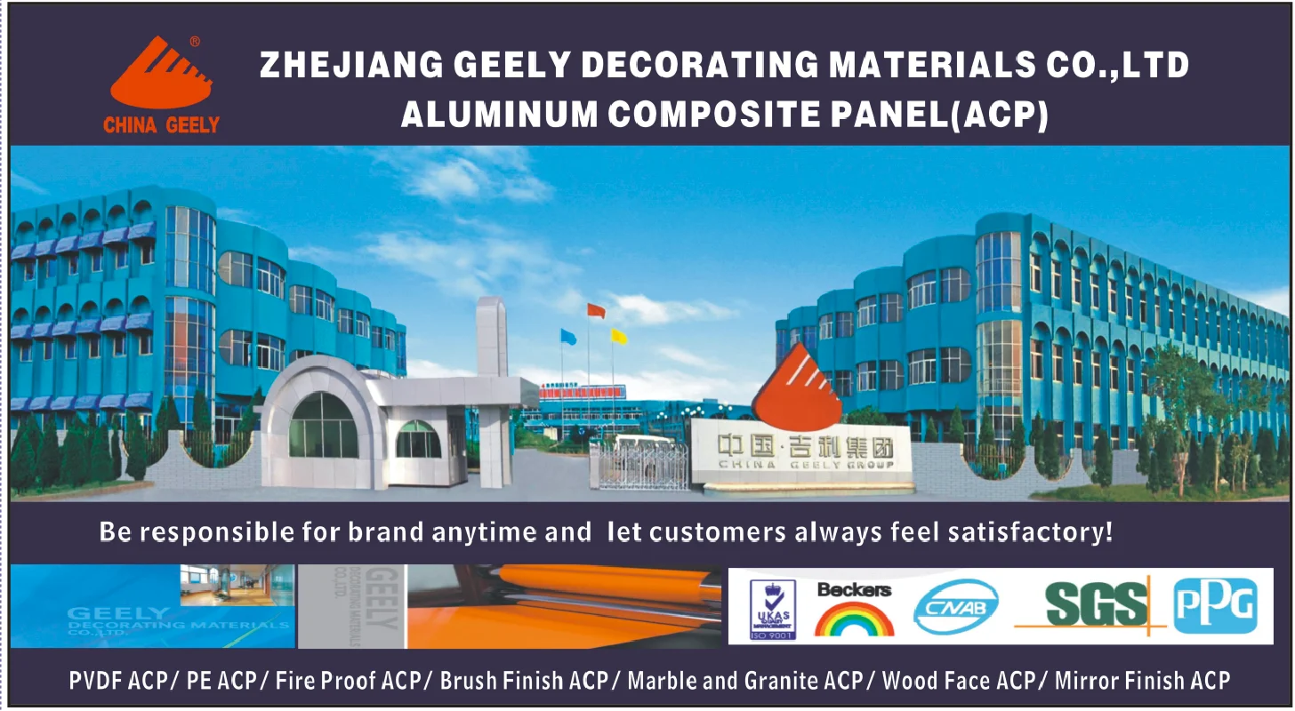 4mm Aluminum composite panel  ACP ,ACM for curtain wall-WS002
