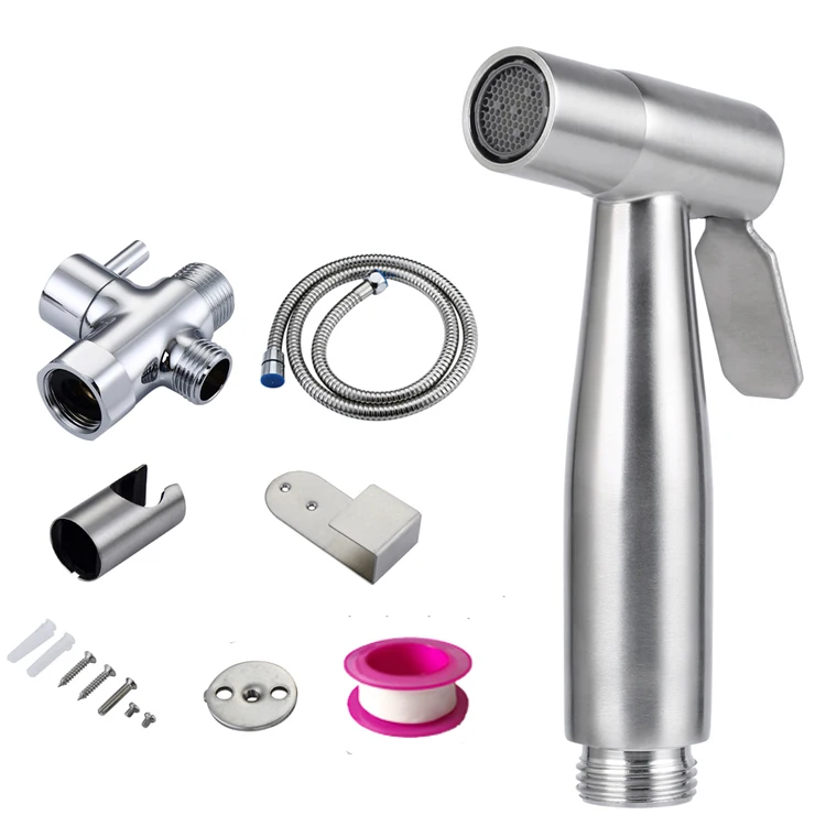 Роскошный мягкий распылитель воды для унитаза из нержавеющей стали 304, ручной душ в мусульманском стиле для ванной, распылитель для подгузников и биде