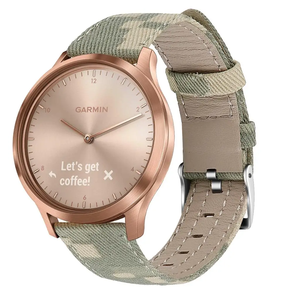 
Wholesale Canvas Watch Band Replacement Watch Strap for Garmin HR 