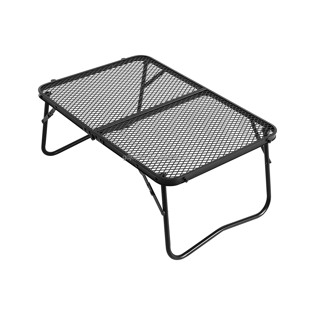Hispeed Lightweight Portable Aluminum Frame Foldable Outdoor Picnic Folding Grill Mesh Bbq Iron Net Camping Table