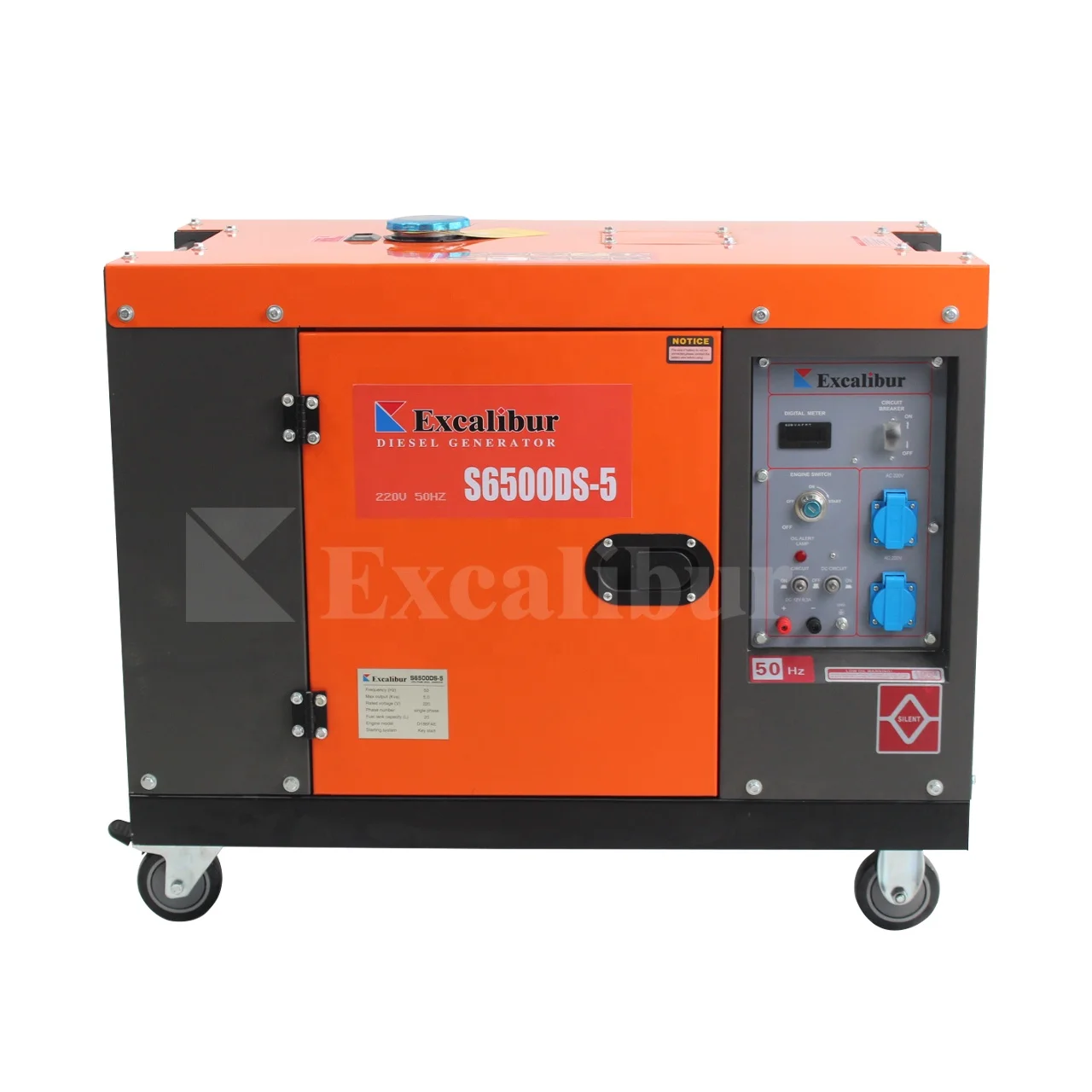 Excalibur 4-тактный дизельный двигатель с воздушным охлаждением 5kw