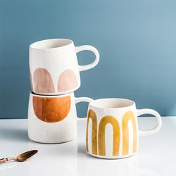 Home goods bulk personalized handmade speckled porcelain milk coffee mugs