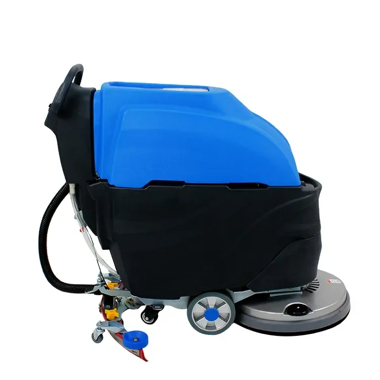 CleanHorse G1 battery powered plastic wheelie commercial floor scrubber cleaning machine