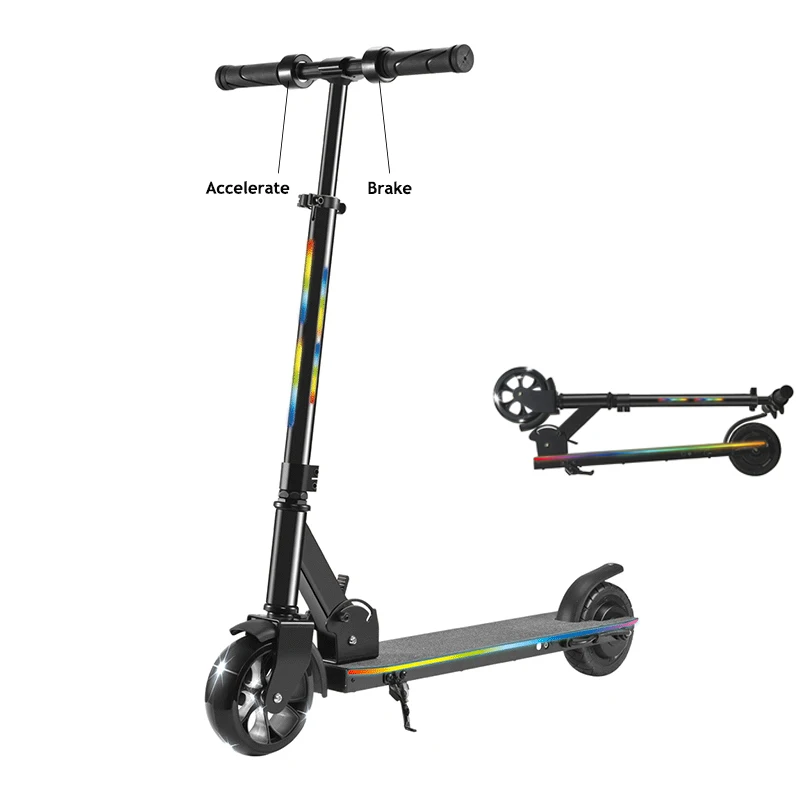 Индивидуальный цветной двухколесный трюк скутер Pro Kick Scooter 100% Алюминиевый PU индивидуальный Логотип детский цветная коробка + внешняя 8