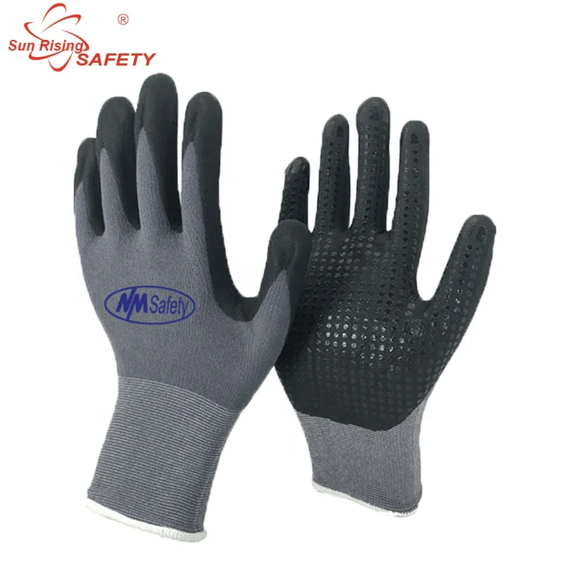 SRSAFETY 4121X 15 Калибровочные нитриловые перчатки Hyflex промышленные Китай оптовая продажа пользовательские с логотипом