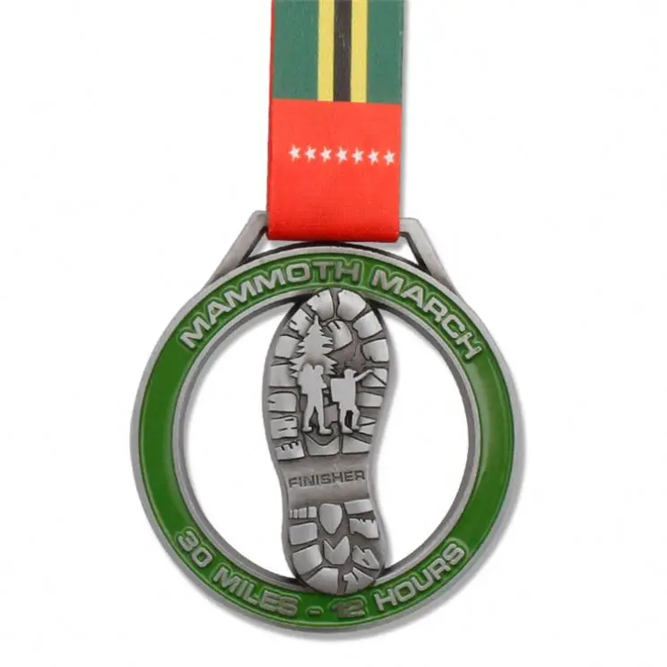 3D metal gold triathlon finisher game marathon running sports custom medal trophies and medals