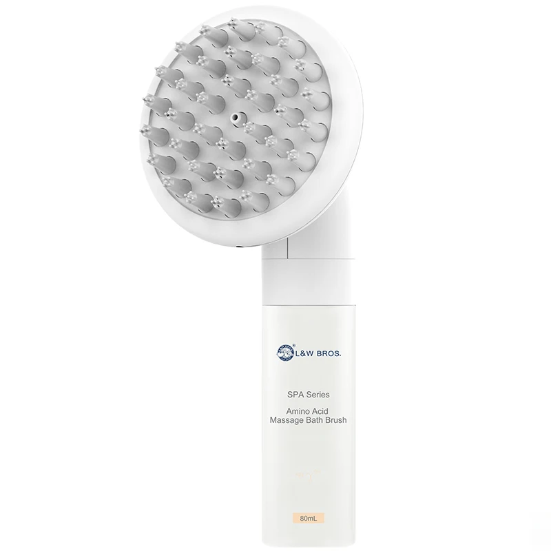 Pet Shower Brush Silicone Pet Bath Brush Shampoo Dispenser Cat Dog Hair Brush with Soap Dispenser