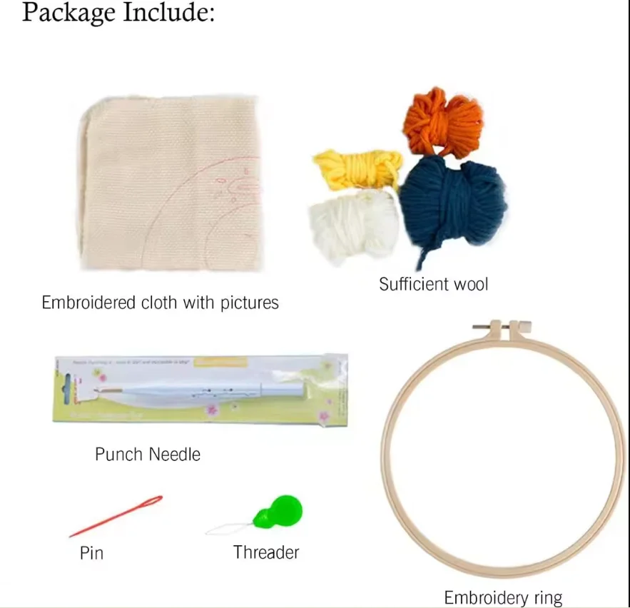 New Product Ideas 2024 DIY Different Patterns Easy Making Animal Latch Hook Easter Craft Box Craft Kit Bear For Kids