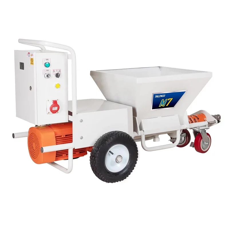 Plaster Mortar Spraying Machine M7 Exterior Wall Gypsum Putty Plaster Mortar Texture Sprayer Machine