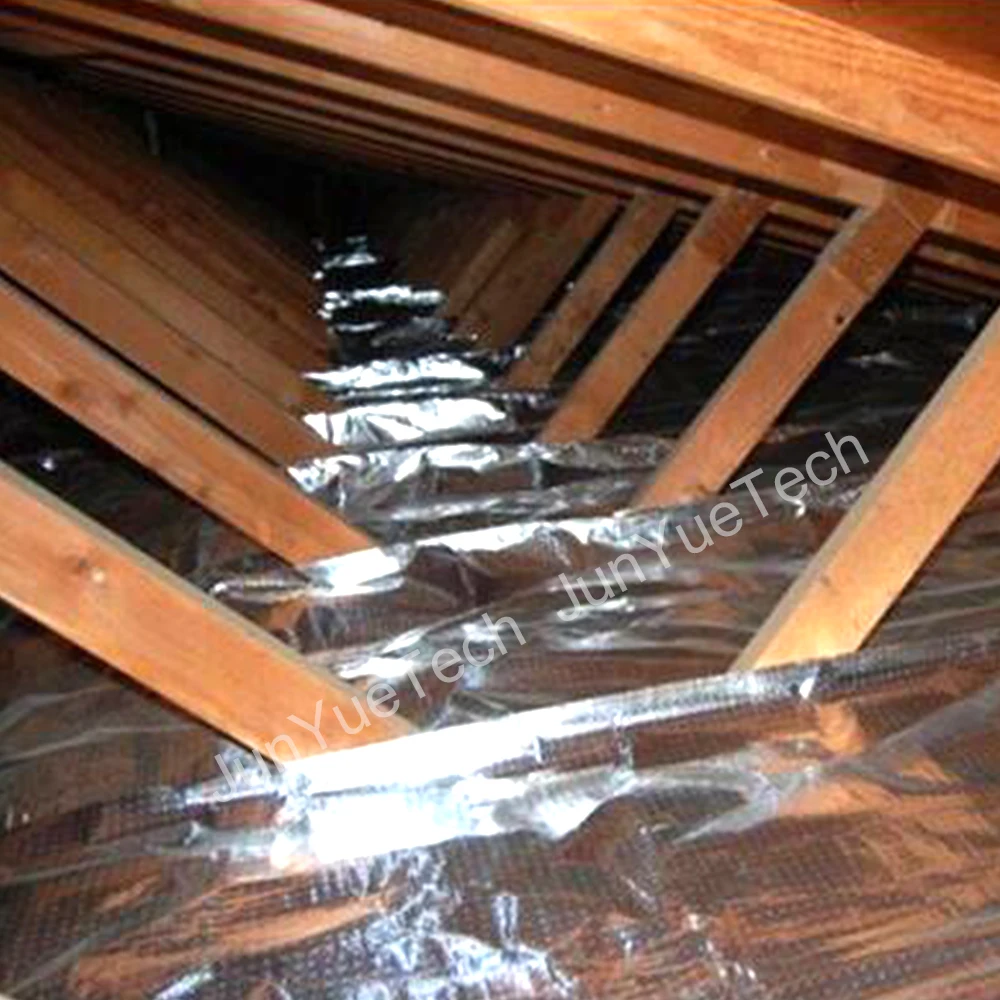 heat insulation wall wrap Australian Standard Reflective Aluminium Foil Blue PE Woven For Roof Sarking