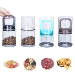 Large Glass Kitchen Food Storage Airtight Vacuum Jars Bottle Canister