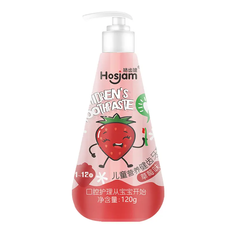 Basic cleaning kids toothpaste Anti-Cavity strawberry flavor baby toothpaste