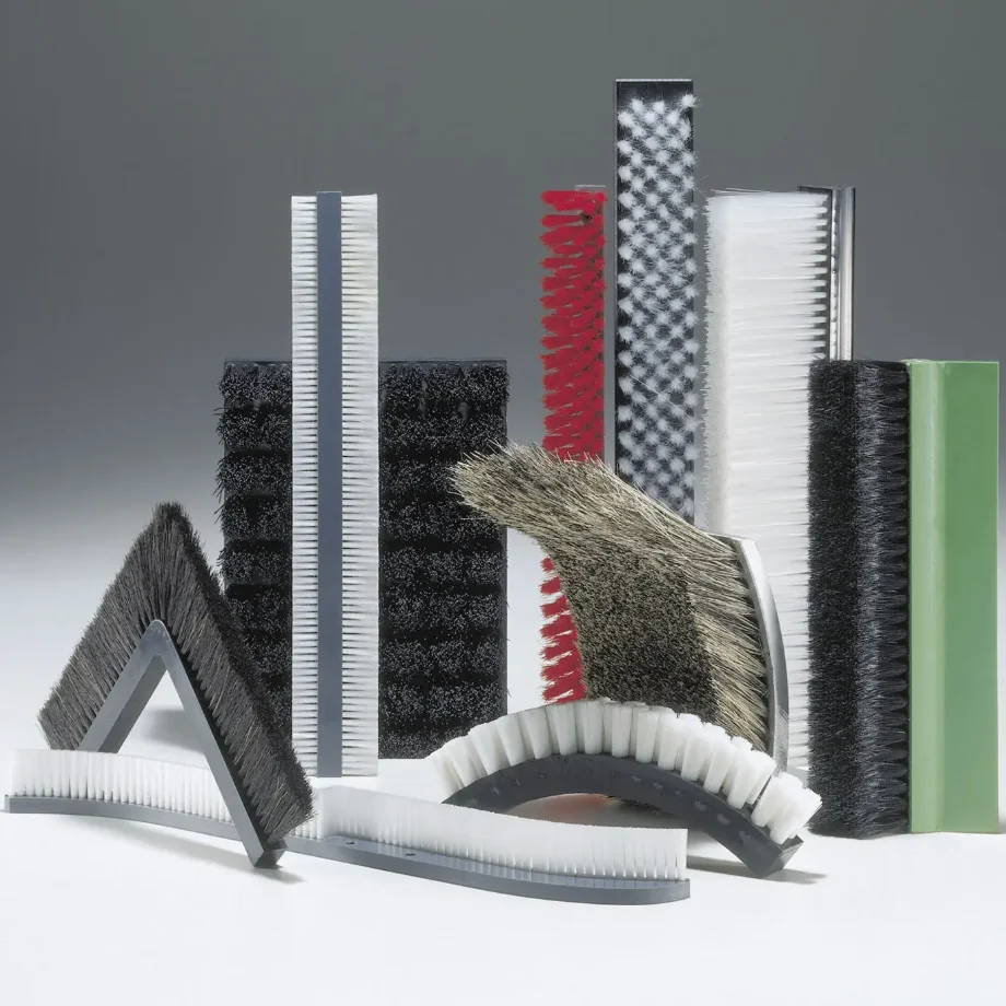 Customized Various Size Shape Industrial PVC POM Nylon Plate Brush No MOQ