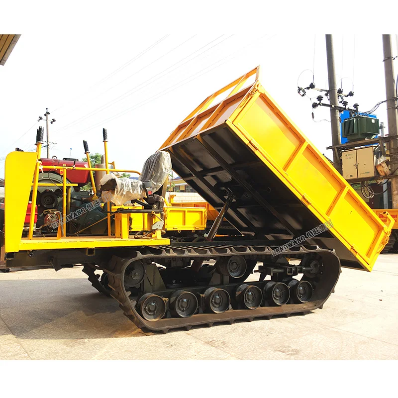 
Factory price 33 KW crawler transport vehicle with agriculture rubber track 