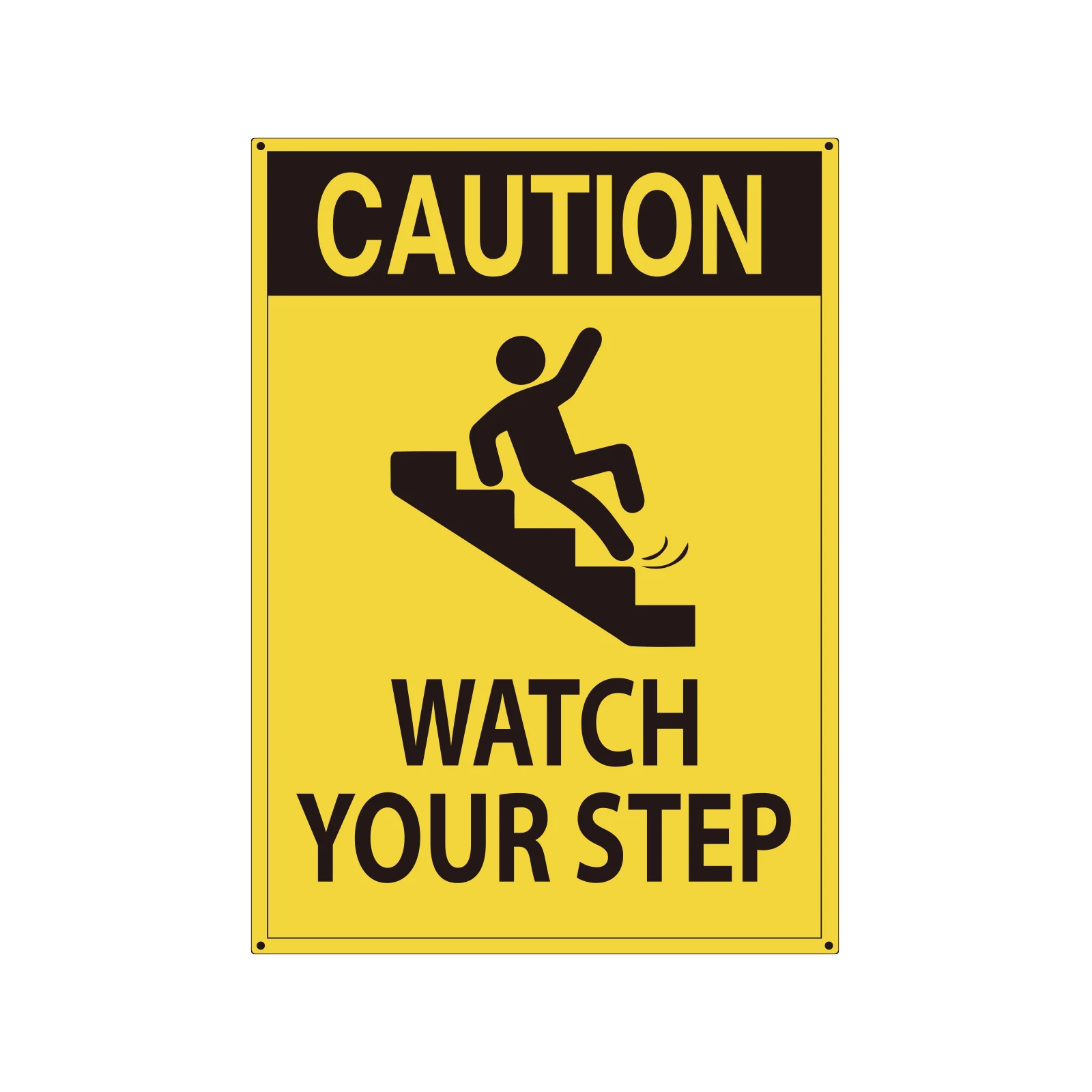 Factory Price Aluminum Metal Warning Security Sign Board Safety Road Sign For Public Zone For Indoor or Outdoor Use