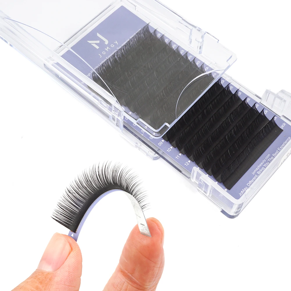 JoMay Wholesale Private Label Lash Beauty Camellia Blooming Eyelash Mixed Length Lash Extension Trays