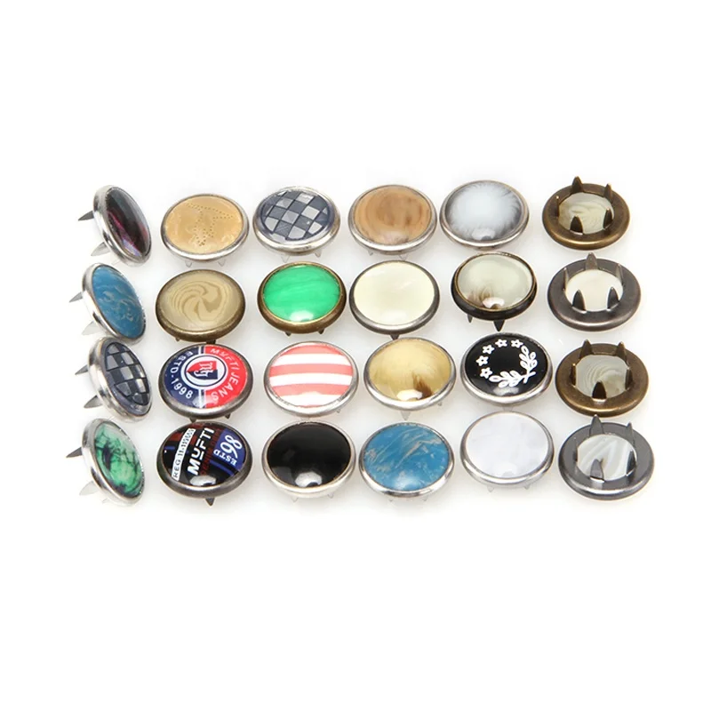 Wholesale Metal Garment Accessories Pearl prong snap buttons