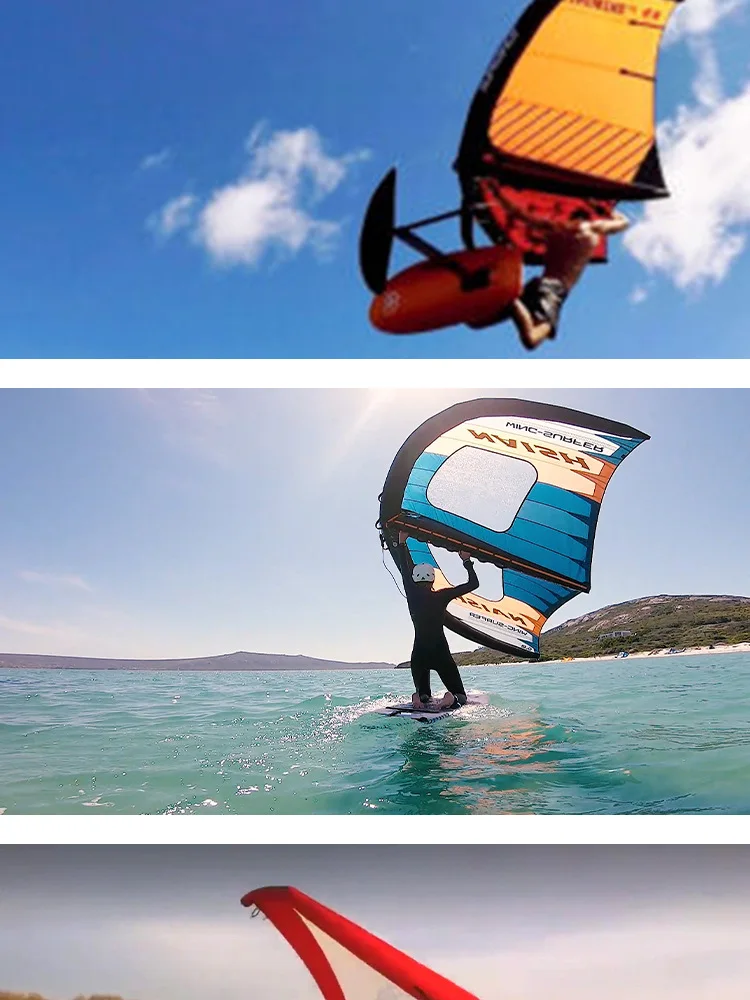 Custom SUP wind wing Kite inflatable board wind surf Set 3 pcs in 1 Hydrofoil board