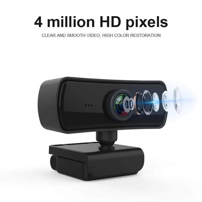 Заводская цена HD 1440P ПК веб-камера с микрофоном
