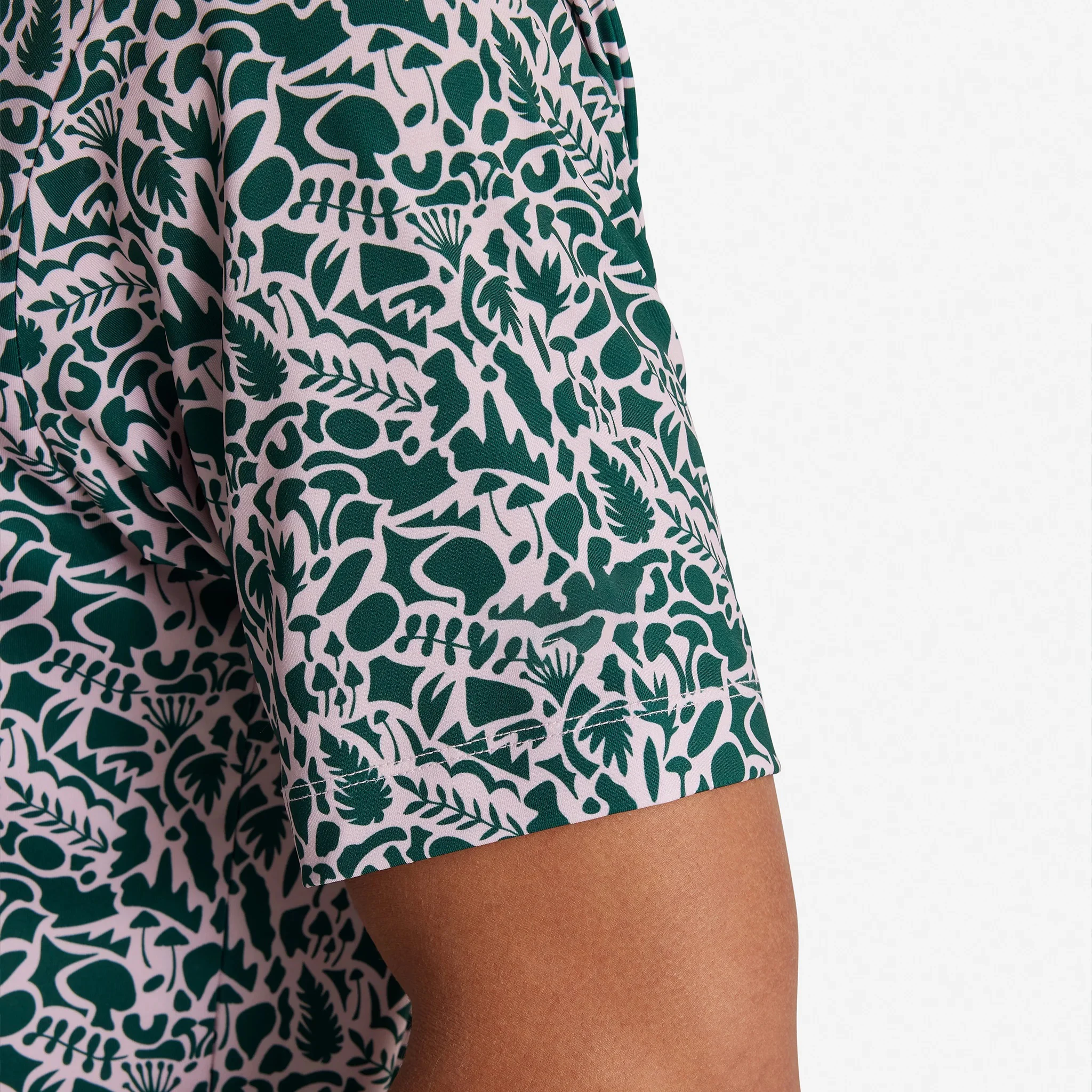 Custom Blade Collar Men Short Sleeved 90s Custom Two Button Tropical Mist Fully Custom Tiger Print Japan Golf Polo