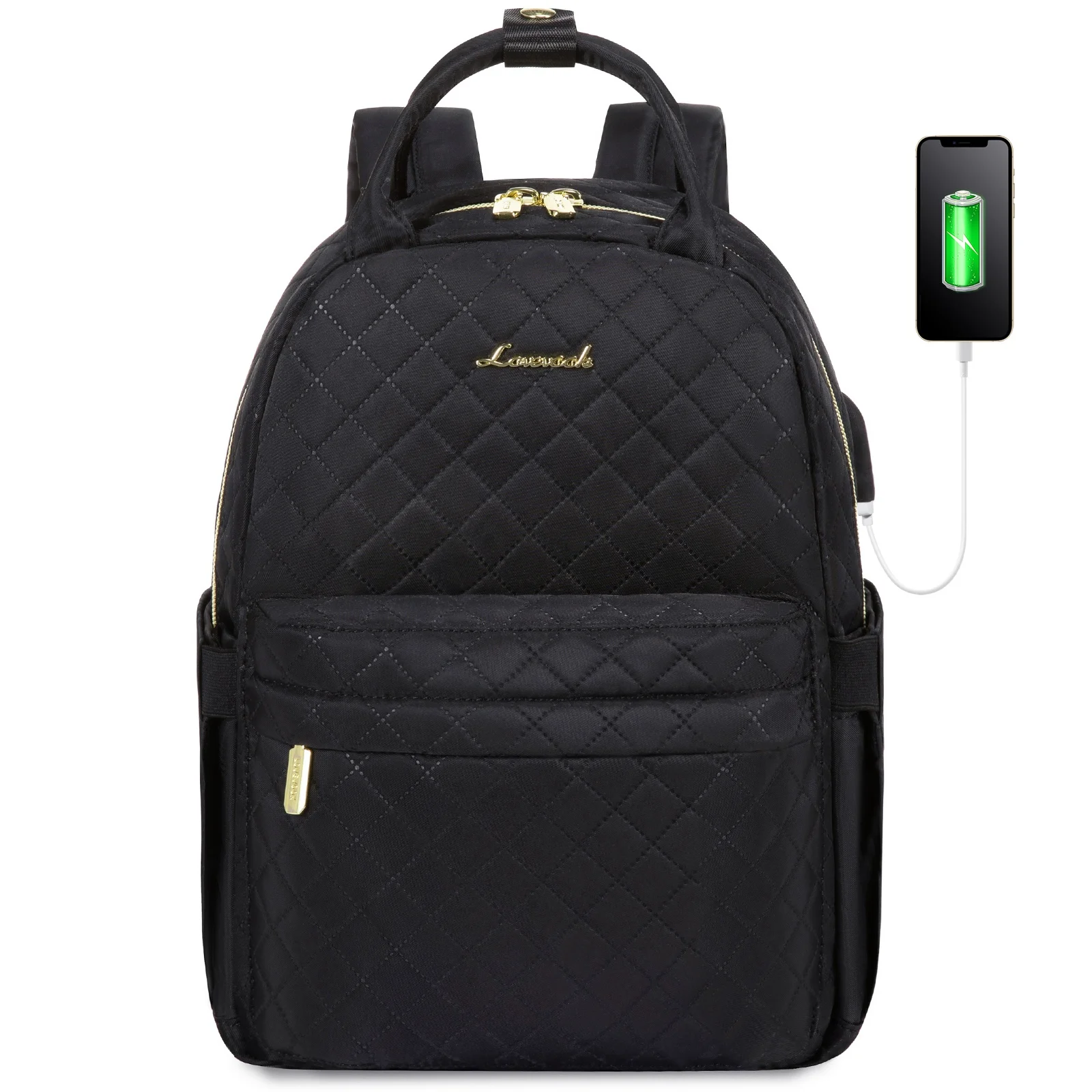 2023 LOVEVOOK Cute Daypack Girls Small Backpack with USB Charging Port Work Travel School women Mini Purse Backpack