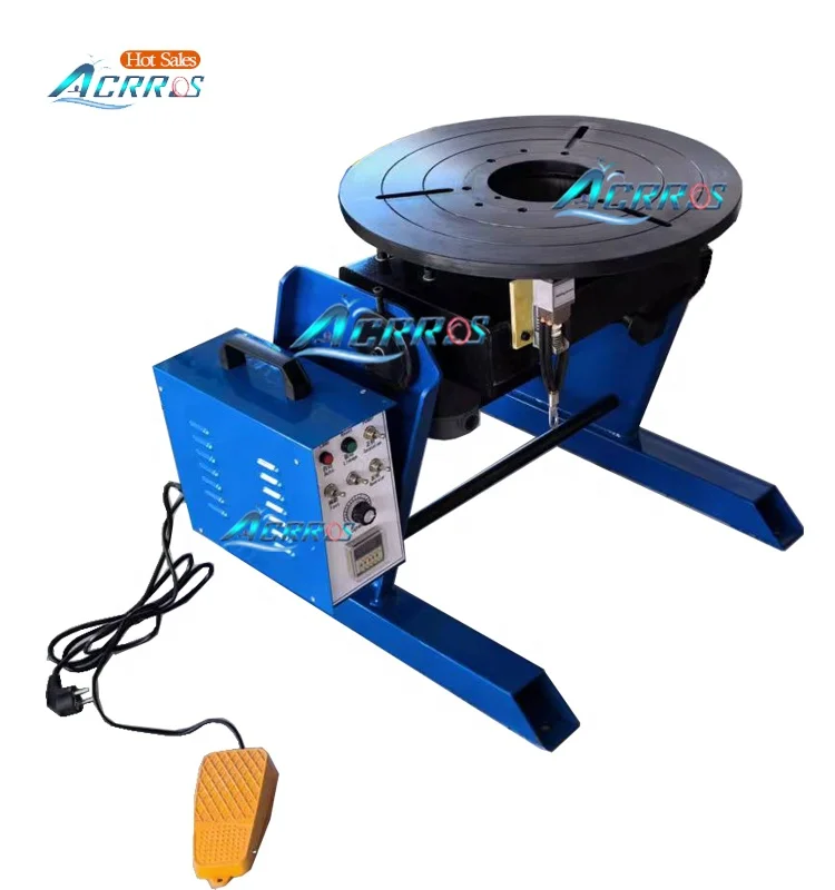220V Automatic Pipe Welding Positioner with 300 Kg Turntable Capacity Welding Equipment for Sale