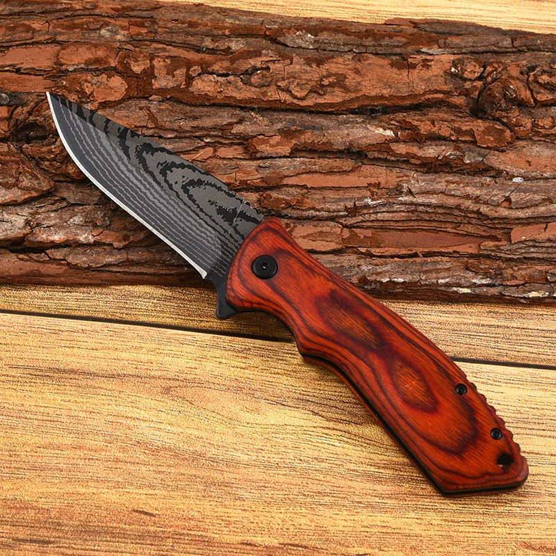 Hot Selling Outdoor Tools Woodpocket Wooden Knife Wood Handle For Knives