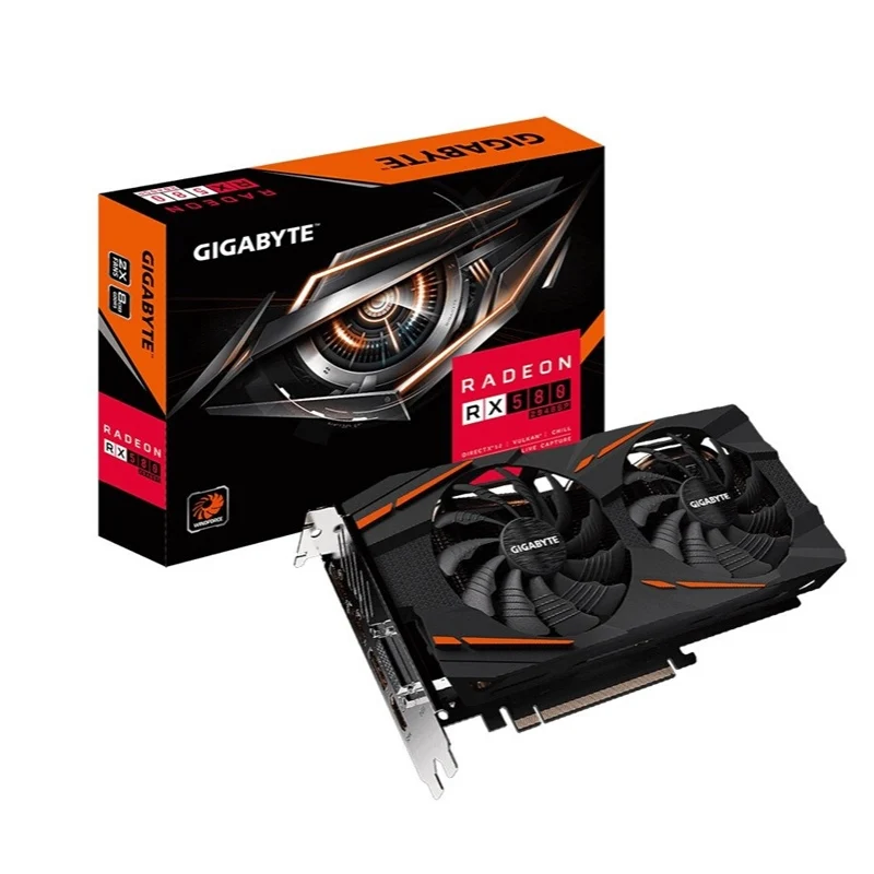 Китайская графическая карта rx 580 GPU для настольного компьютера и других моделей rtx 3080 3070 3090 видеокарта amd 8g
